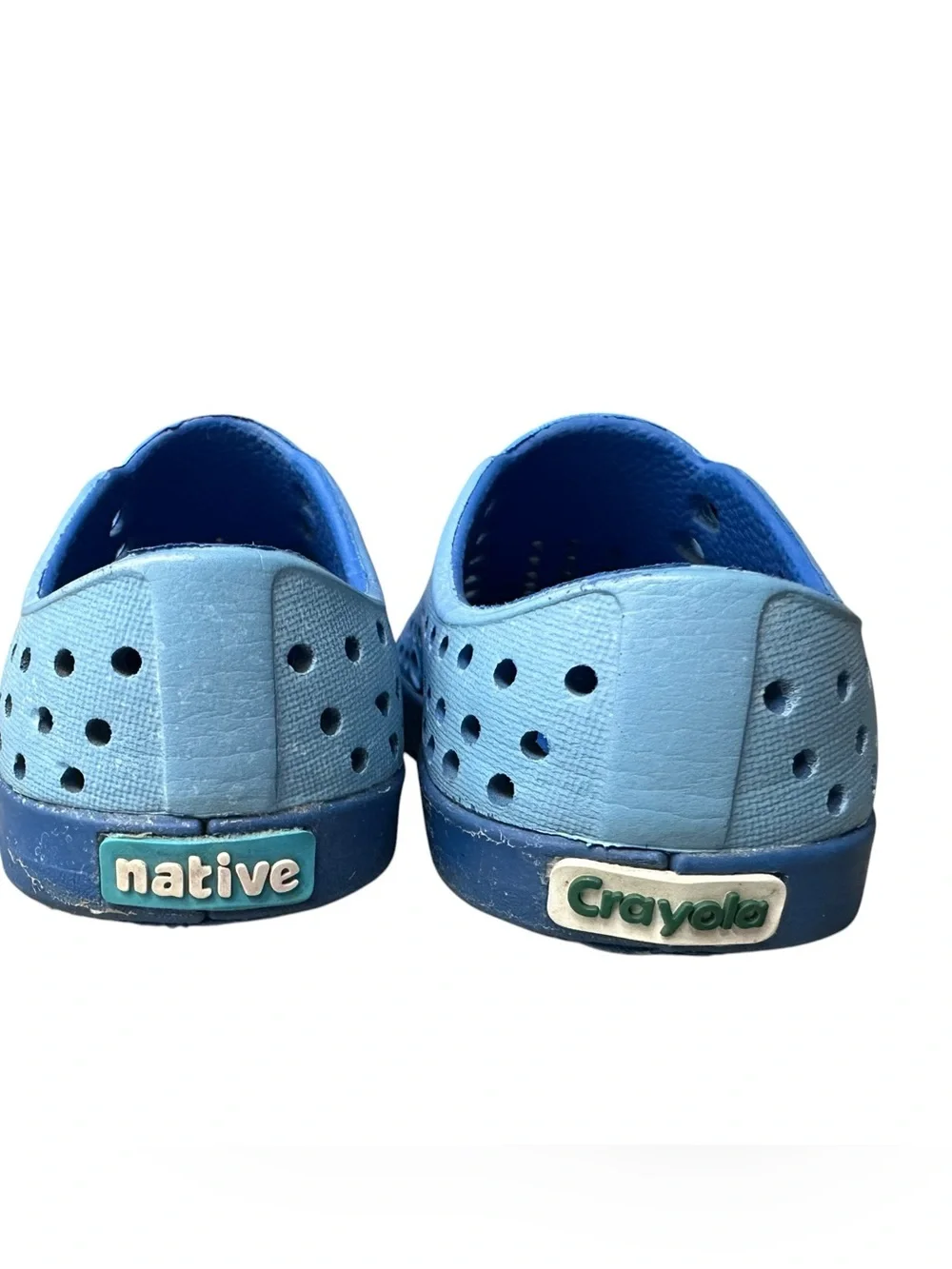 Native Shoes Jefferson Slip-On Water Shoes Crayola Blue Toddler Size 4
